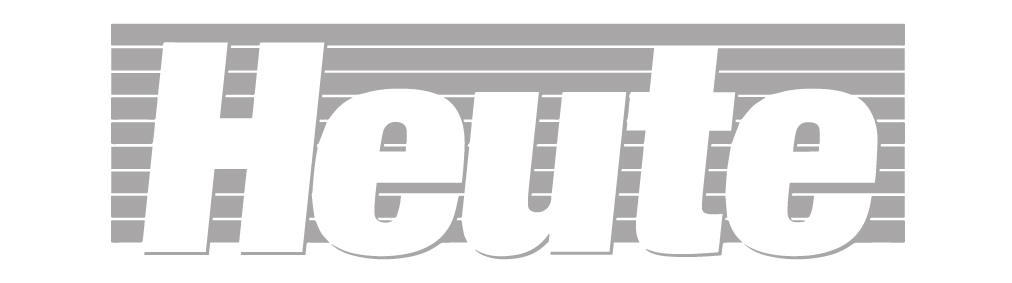 Logo der Tagesezeitung heute in s/w